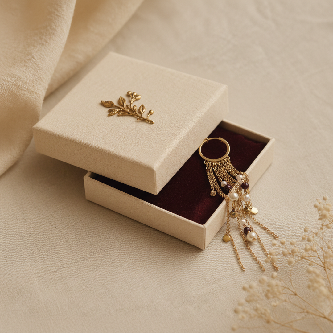 Isla Tassel Drop Earrings - 04 Packaging gift - Heart & Hazel tassel drop earrings