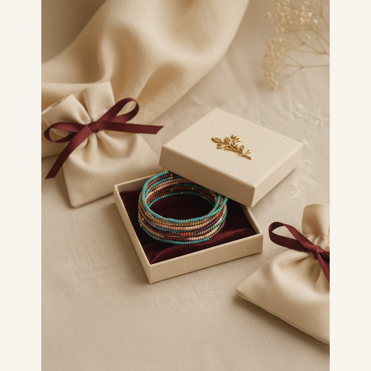 Solana Bohemian Bracelet Set - 04 Packaging gift - Heart & Hazel bohemian bracelet set
